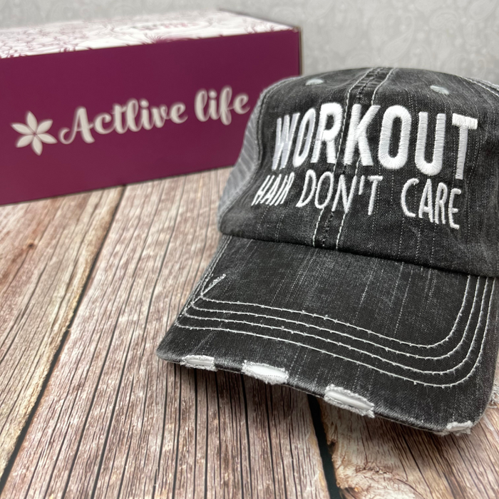 Workout Hair Don't Care Hat