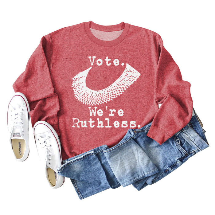 Red hoodie (white font color picture) / S