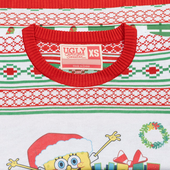 Wrap Star SpongeBob Christmas Sweater - TVStoreOnline
