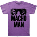 WWE Old School Macho Man PURPLE Glasses T-Shirt-tvso