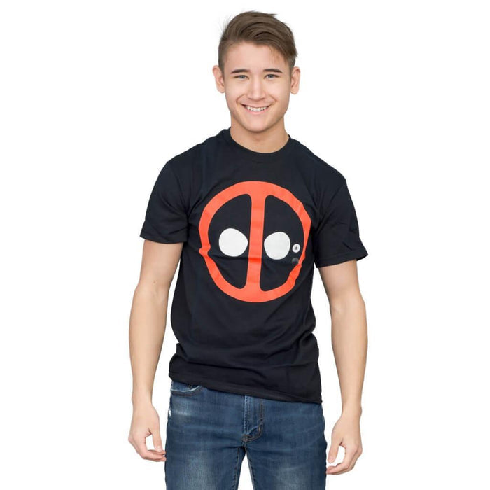 X-Men Deadpool Icon Black T-shirt-tvso