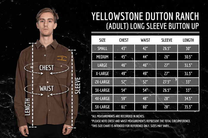 Yellowstone Dutton Button Up Ranch Work Shirt Halloween Costume Cosplay - TVStoreOnline