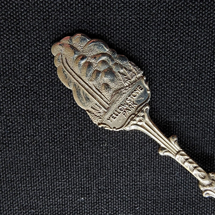 Yellowstone National Park Collector Souvenir Spoon 5" (12cm) Silver Plated