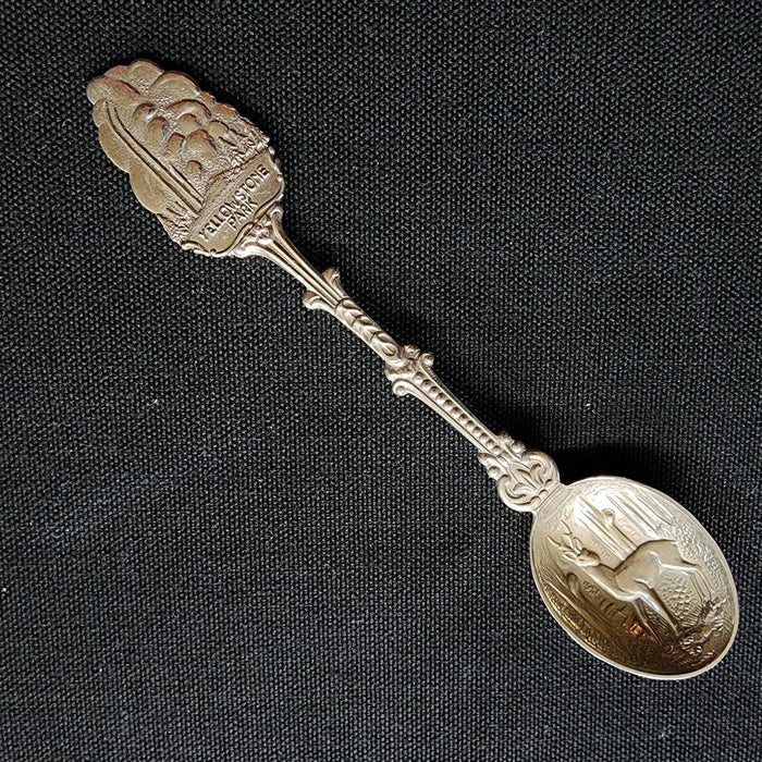 Yellowstone National Park Collector Souvenir Spoon 5" (12cm) Silver Plated