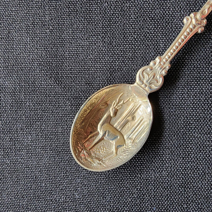 Yellowstone National Park Collector Souvenir Spoon 5" (12cm) Silver Plated