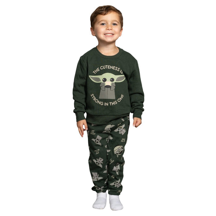 Yoda and Grogu Matching Sweatshirt & Pants Set - TVStoreOnline