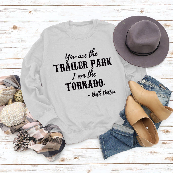 You Ase The TRAILER Round Neck Fashion Letters Fashion Women's Long-sleeved Printed Sweatshirt