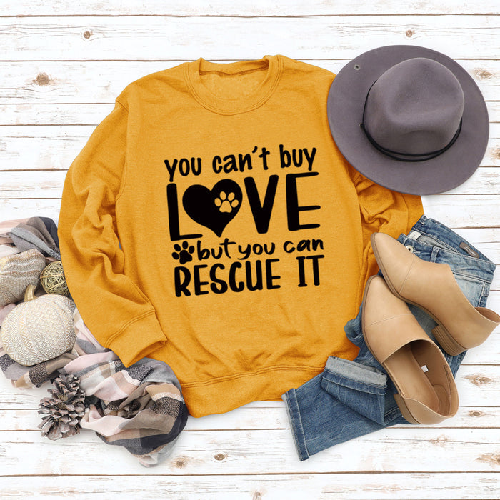 Yellow sweater (black font) / S