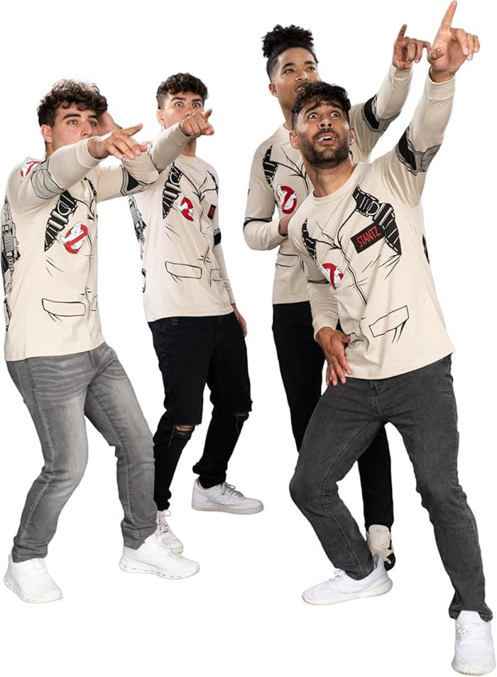 Zeddemore Long Sleeve Costume T-Shirt With Back Print