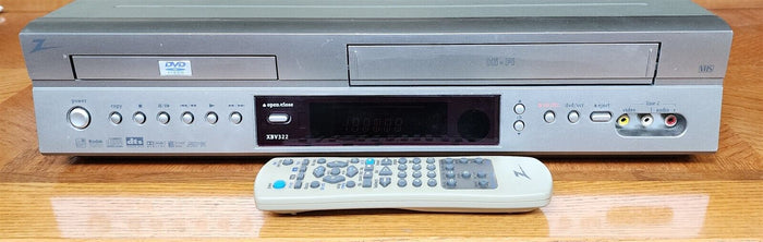 Zenith Combo DVD Player Hi-Fi Stereo VHS Recorder XBV322 DVD-VCR Player Tested