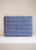 Zipped pouch - Vichy Navy Blue